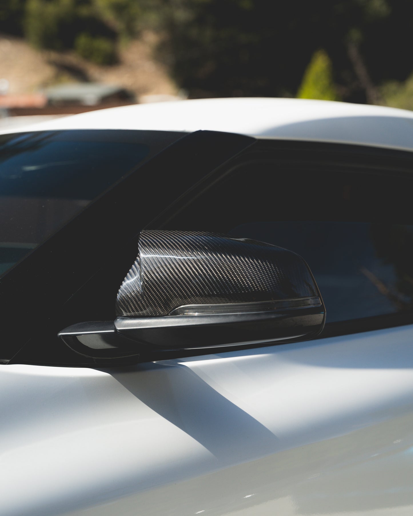 A90/A91 Supra Carbon Fiber M Mirror Caps - MK5 GR Supra