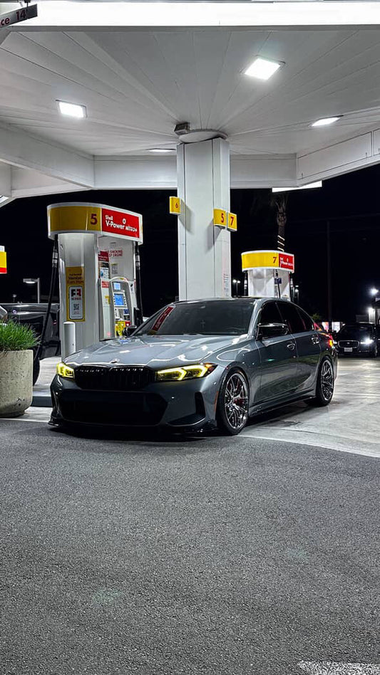 G20   CSMT   STYLE   CARBON   FIBER   SIDE   SKIRT   EXTENSIONS   -   3   SERIES