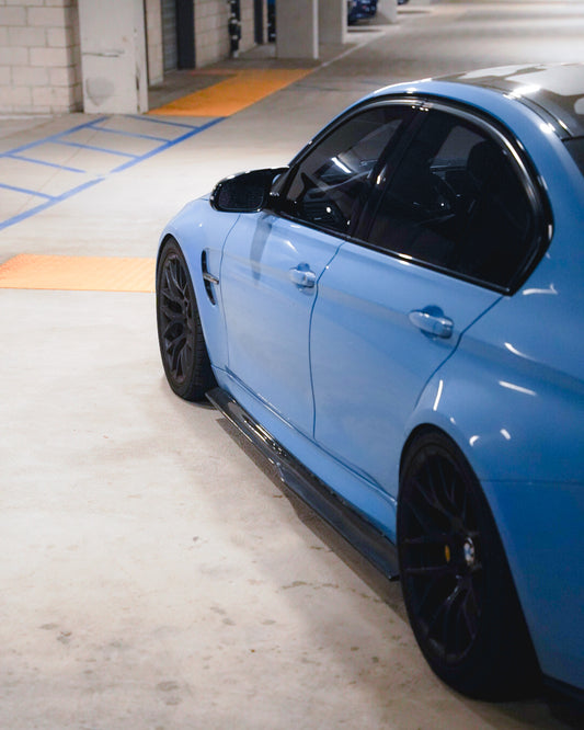 BMW   F80   M3   CARBON   FIBER   PSM   SIDE   SKIRTS