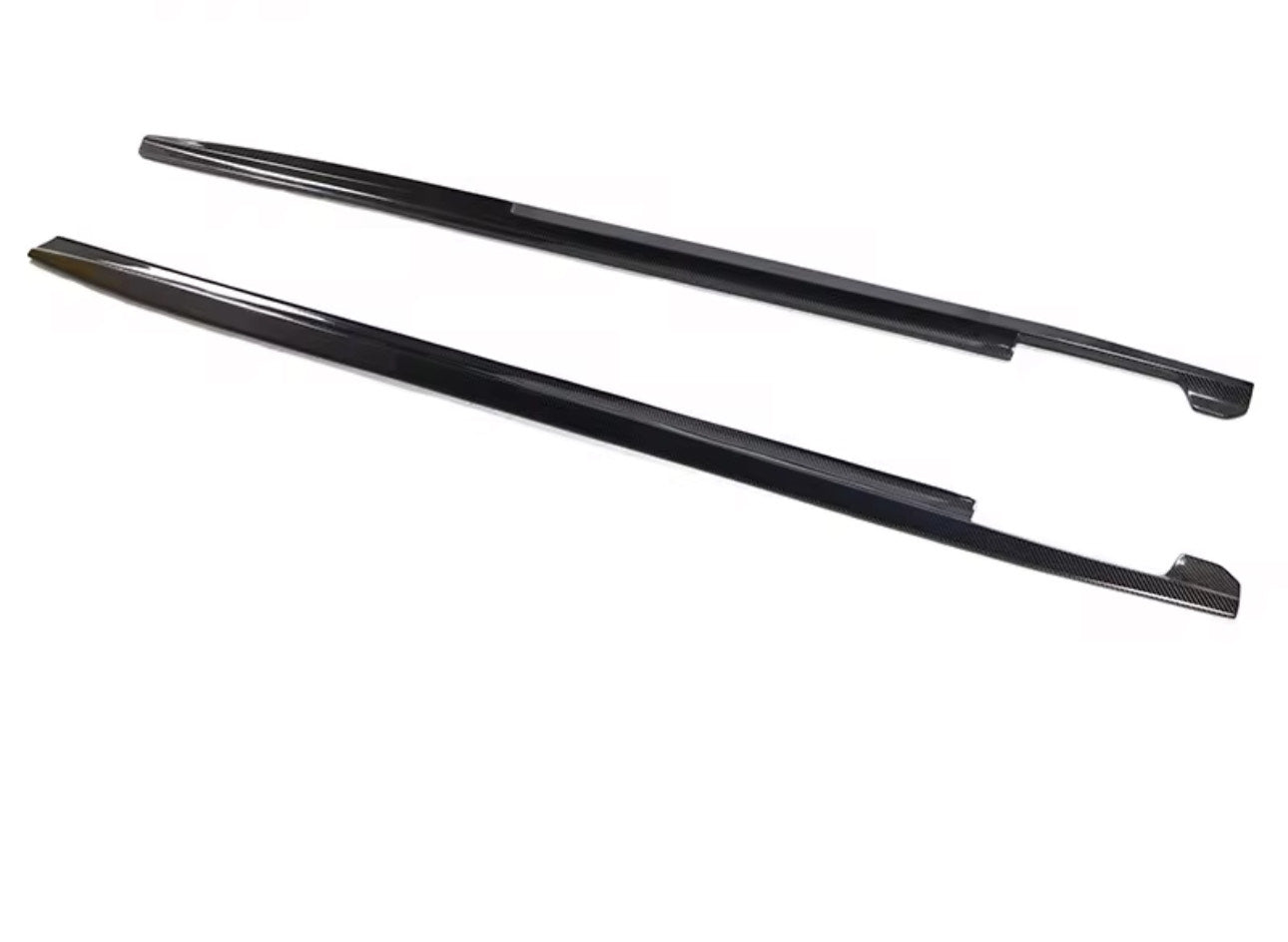 G20   CSMT   STYLE   CARBON   FIBER   SIDE   SKIRT   EXTENSIONS   -   3   SERIES