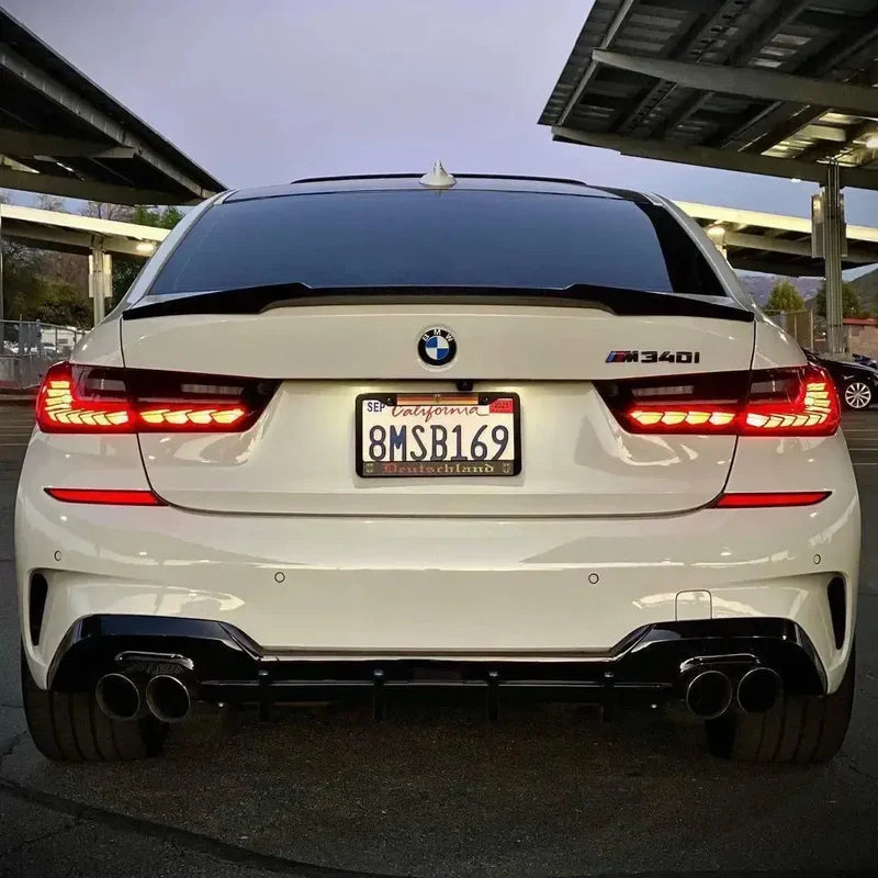 M4 Style Carbon Fiber Trunk Spoiler - BMW G80 M3 & G20 3 Series