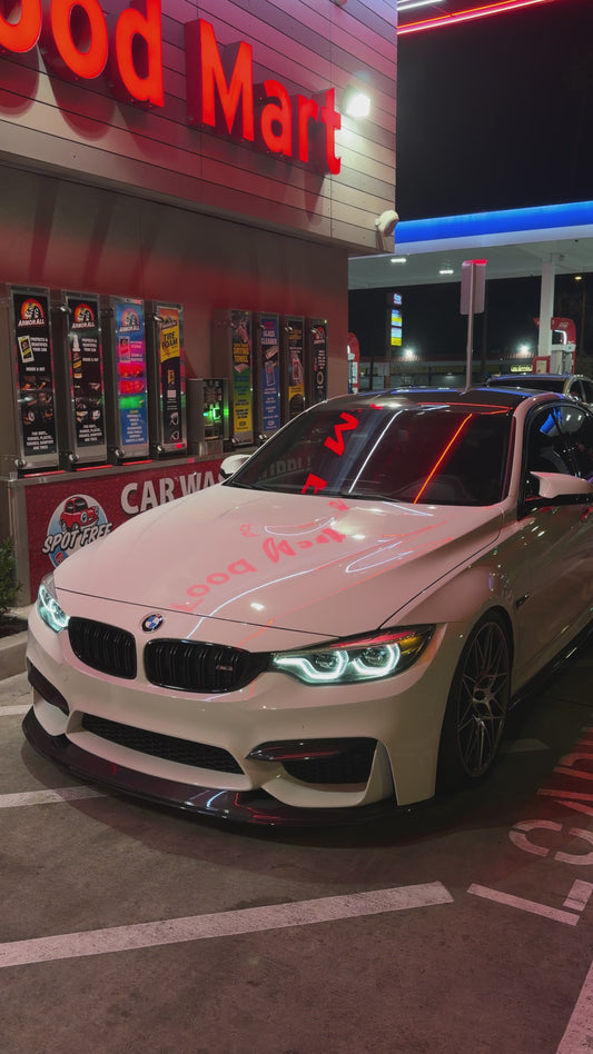 F8X   CS   V1   CARBON   FIBER   FRONT   LIP